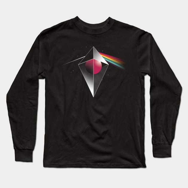 Dark Side of the Universe Long Sleeve T-Shirt by TEEvsTEE